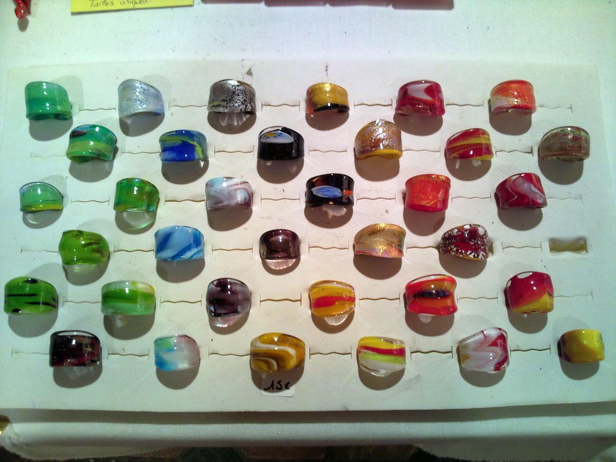 Bagues murano 1