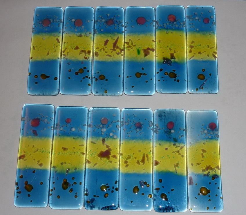 repose couverts en verre